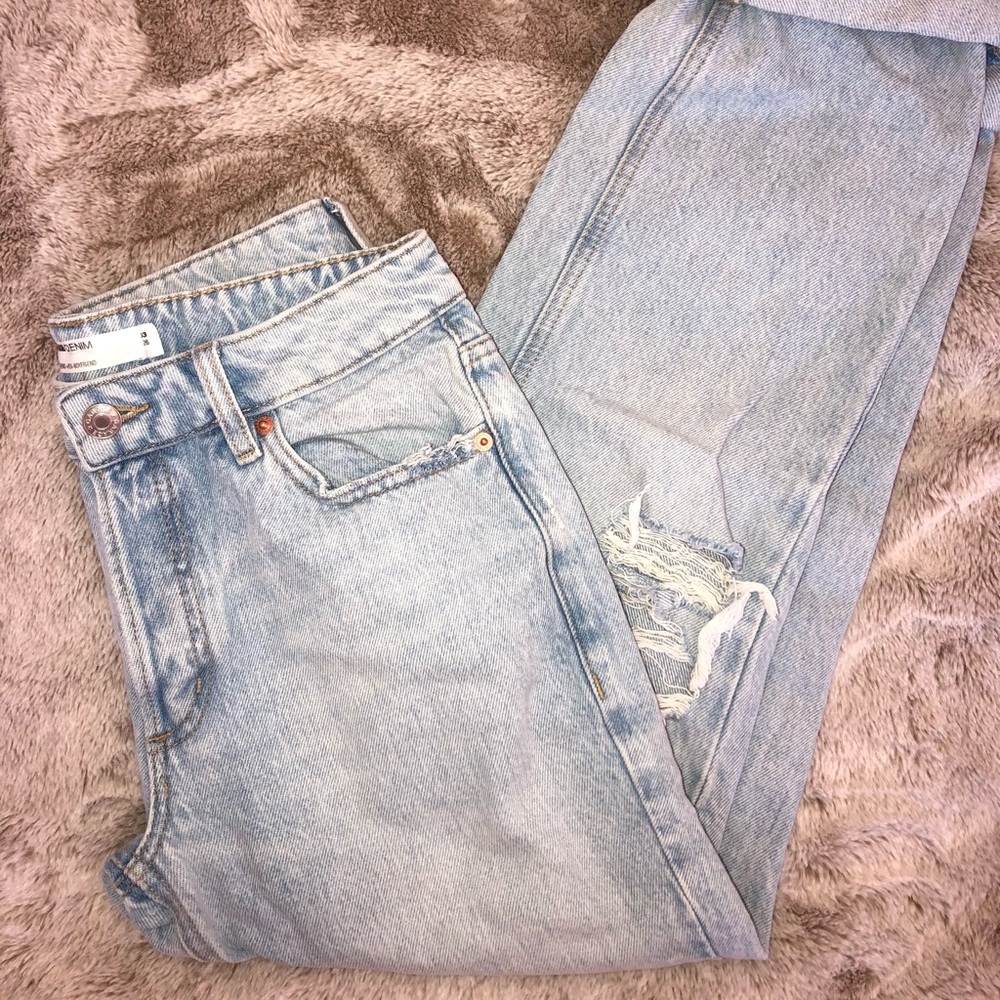 Garage Lightwashed Boyfriend Jeans Size 3/26